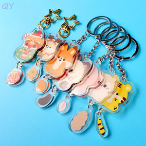 QY Anime Acrylic Keychain Cartoon Pendant Double Sided Printed <b>Key</b> <b>Ring</b> Lightweight Souvenir Gift - Product Image 6
