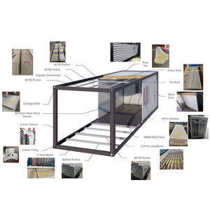 <span class=keywords><strong>Prefab</strong></span> vận chuyển <span class=keywords><strong>container</strong></span> nhà có thể tháo rời văn phòng <span class=keywords><strong>container</strong></span> làm từ và bánh sandwich Bảng điều khiển cho ngoài trời - Product Image 5