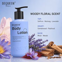 Lotion Corporelle Parfumée OEM ODM 260g Crème Hydratante Corps Nénuphar Bleu Égyptien 24H Longue Durée Parfum Lavande Barrière Cutanée