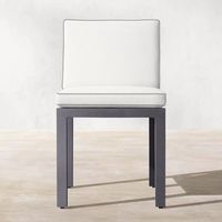 Ensemble de salle à manger moderne en aluminium imperméable pour 8 personnes, idéal pour les restaurants de luxe en plein air à Dubaï