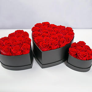 กล่องของขวัญดอกกุหลาบรูปหัวใจทำมือ D432 Eternal Flower ของขวัญสุดหรูจากโรงงาน ขายส่ง กระเช้าดอกไม้ ของขวัญวันเกิด งานแต่งงาน งานเทศกาล - Product Image 2