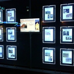 Factory Price <b>Led</b> Crystal <b>Light</b> <b>Box</b> A4 <b>Led</b> Frame Window Display Frame Window Hanging <b>Led</b> <b>Light</b> <b>Box</b> - Product Image 6