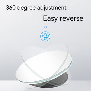 Longyang 2022 sıcak satış 2 adet, yüksek kalite, dönebilen ayarlanabilir daire geniş açı 360 derece cam araba kör nokta ayna - Product Image 4