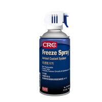 Le système de refroidissement en aérosol original CRC 14086 Freeze Spray gèle instantanément les surfaces utilisées dans l'électronique des machines d'usine