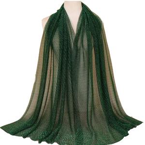 Gland Wrap Protection Solaire Respirant Dames Mode Froissé Miroitement Hijab - Product Image 1