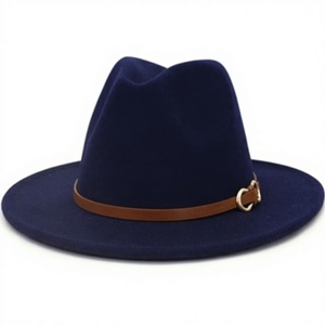 Chapeau Fedora unisexe à large bord |   Chapeau de mode vintage classique - Product Image 1