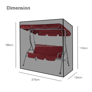 Cubierta protectora impermeable <span class=keywords><strong>para</strong></span> banco <span class=keywords><strong>de</strong></span> columpio <span class=keywords><strong>de</strong></span> lona <span class=keywords><strong>de</strong></span> <span class=keywords><strong>jardín</strong></span>, cubierta <span class=keywords><strong>para</strong></span> muebles <span class=keywords><strong>de</strong></span> patio con 2 cremalleras - Product Image 2