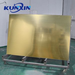 <span class=keywords><strong>Feuille</strong></span> de miroir acrylique auto-adhésive ou à revêtement argenté ou or rose Kunxin, écologique, pour la décoration - Product Image 1