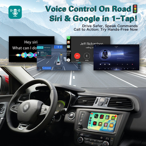 Interfaccia Multimediale Wireless Apple CarPlay per <span class=keywords><strong>Renault</strong></span> <span class=keywords><strong>Kadjar</strong></span> 2014-2019, Navigazione, Telecamera di Retromarcia, Android Auto Box - Product Image 4