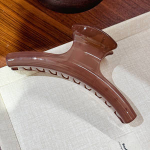 Klip rambut Super besar 15cm banyak pegangan, aksesori rambut klip rambut ikan hiu sederhana baru - Product Image 2