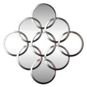 Specchio interno <span class=keywords><strong>ingresso</strong></span>, oro e argento specchio di forma irregolare, popolare specchio da parete - Product Image 5