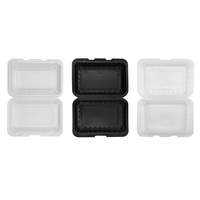 Tiya Rectangulaire Thermoformage Emballage En Plastique Conteneurs Alimentaires 100% Compostable Clamshell Take Out Récipient Alimentaire