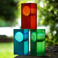 Nouveau Trophée en Résine Transparente Effet Verre Sablée UV, Prêt pour la Production d'Échantillons en 7 Jours