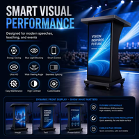Цифровая LED-трибуна Smart Podium P1.86 HD для анимации, навигации, церковных и религиозных мероприятий, выступлений, презентаций в школах, с беспроводным управлением через приложение