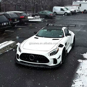 Kit carrosserie large en fibre de carbone pour Mercedes <span class=keywords><strong>AMG</strong></span> GT, style G-T-3 amélioré, avec lèvre avant, diffuseur et spoiler - Product Image 2