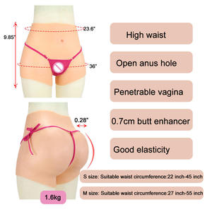 Pantalon faux vagin en silicone souple pour homme et femme, boxer insérable, faux vagin, pour travesti, shemale, transgenre - Product Image 2