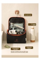 Neceser de Viaje MKW6040, Organizador Portátil con Forma de Almohada, Ligero, para Artículos de Aseo y Cosméticos, Ideal para Vacaciones