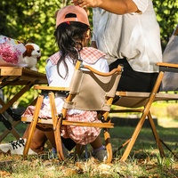 Mini chaise pliante Kermit pour enfants, cadre en aluminium, pour camping en plein air, pique-nique, siège pliable portable pour bébé et tout-petit, léger