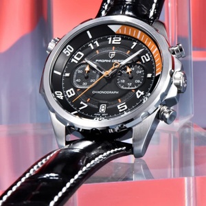 PAGANI DESIGN PD-1811 Green Glass Sapphire Mens Quartz Watches Luxury Watch for Men NH35A Stainless Steel Diving <b>Clock</b> - Product Image 5
