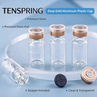 Flacon transparent de 2 ml, tube de stockage d'échantillons de laboratoire de 16 mm, petit récipient en verre, fournitures d'emballage de réactifs en gros