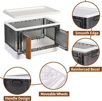 Conteneur de rangement extérieur pliable en PP de haute qualité, imperméable, robuste, écologique, boîte de rangement décorative pour vêtements à domicile, grande taille