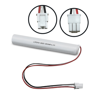 Аккумулятор JINTION 6.4V 1800mAh LiFePO4 для аварийного освещения, замена для батареи ELP B091T Stick с 2-проводным адаптером - Product Image 3