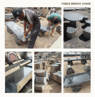 Bancs en pierre sculptés à la main en gros pour la décoration de jardins, hôtels, parcs et villas - Design classique