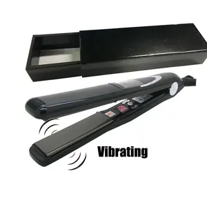 Wholesale Salon Fast Heater Keratin Treatment MCH 470F Hair Straightener Titanium Vibrating Flat Irons straight ahead Flatiron