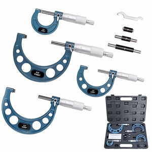 4 Stuks <span class=keywords><strong>Micrometer</strong></span> Set, 0-<span class=keywords><strong>25</strong></span>/<span class=keywords><strong>25</strong></span>-50/50-75/75-100Mm Machinist Buiten <span class=keywords><strong>Micrometer</strong></span> Meetgereedschap Professionele Machinist Gereedschapset - Product Image 6