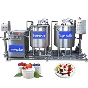 200l 500l yaourt lait pasteuriseur petit lot yaourt pasteurisation ligne de Production pour yaourt plante