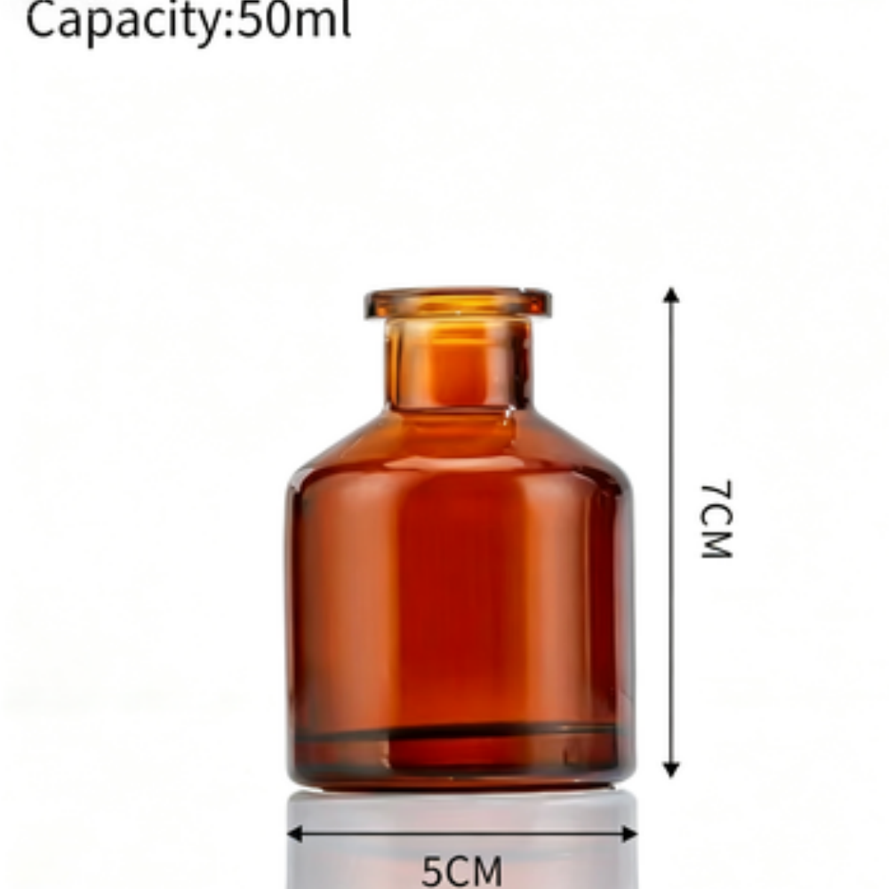 Flacon ambré 50 ml, 160 unités/carton