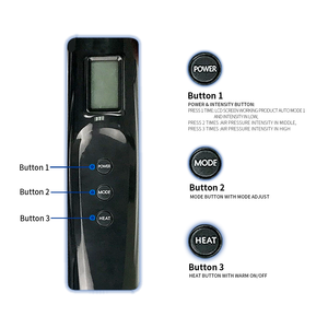 Kabelloses, Wiederaufladbares 510K Fuß- und Waden-Luftdruckkompressionsmassagegerät mit Tragbarem Handcontroller - Product Image 2