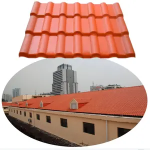 Farbenprächtige Anti-Korrosions-ASA PVC-Dachgebäude aus Kunststoff Harz und Kunststoff 1050 mm