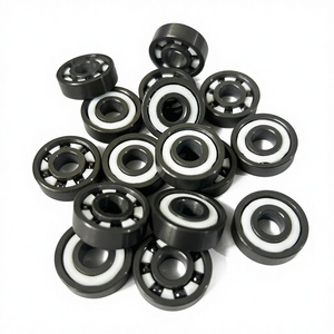 Roulements de skateboard OEM haute vitesse 5, 6, 7 billes 608 hybrides en céramique Si3N4, haute précision, oxydation noire - Product Image 1