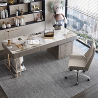 Table basse extensible en dalle de roche de style italien moderne et modulaire pour la maison, le bureau et le salon