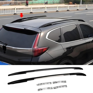 For 2017-2022 Honda CRV Quality Roof Rack SUV Black Silver Aluminum Alloy Rail Car Luggage Carrier <b>Off</b>-Road Roof Rack - Product Image 2