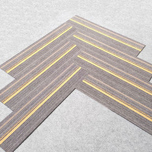 Commercial Modern Eco-Friendly <b>Puzzle</b> Pattern Anti-static Rectangle Polypropylene Carpet Tile 25x100cm - Product Image 4