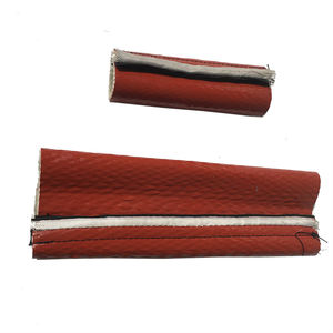 65mm Dicke wand <span class=keywords><strong>pyrojacket</strong></span> silikon beschichtet fiberglas feuer hülse für hydraulische schlauch rohr linie draht wärme schutzhülle - Product Image 5