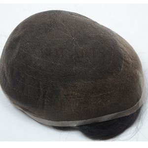 Tupé de Cabello para Hombre con Encaje, Cabello Remy Brasileño 100% Humano de Alta Calidad, Estilo Liso Sin Enredos, Más Vendido - Product Image 2