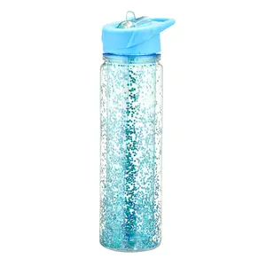 Bouteille d'eau en plastique pour sport, à double paroi en tritan, ml, nouveau style, tendance, vente en gros