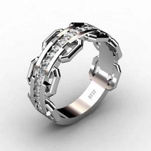 Anello Geometrico Unisex per Feste Aziendali e Celebrazioni, Accessorio Moda per Mani, Idea Regalo - Product Image 2