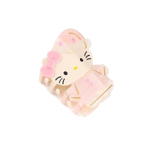 Fermagli per capelli in acetato con gatto KT, graziosi fermagli laterali a cartone animato, <span class=keywords><strong>accessori</strong></span> <span class=keywords><strong>Hello</strong></span> <span class=keywords><strong>Kitty</strong></span> - Product Image 6