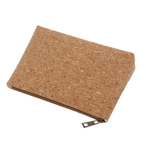 Du Lịch Sinh Thái Thân Thiện Bồ Đào Nha Vegan Cork Bag Tùy Chỉnh Tự Nhiên Văn Phòng Phẩm Công Cụ Make Up Mỹ Phẩm Phụ Kiện Zippered <span class=keywords><strong>Pouch</strong></span> Quà Tặng - Product Image 2