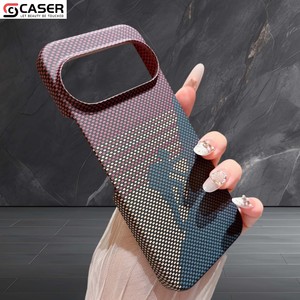 Étui de téléphone ultra fin demi-cadre en fibre de carbone pour <span class=keywords><strong>Google</strong></span> Pixel 8-11pro, protection magnétique anti-empreintes digitales pour grand appareil photo - Product Image 4