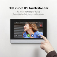 Sistema de Intercomunicación con Videoportero Inteligente WiFi Tuya, Pantalla Táctil IPS de 7 Pulgadas, Kit de Videoportero para Apartamento PST-IP-MSA1K
