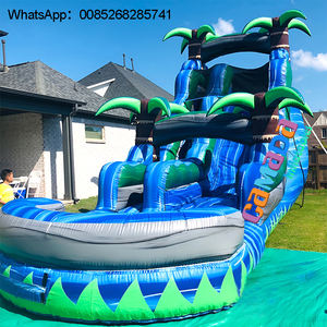 Toboggan aquatique gonflable géant pour usage commercial en extérieur, pour centre commercial, taille et couleur personnalisables, toboggan rebondissant - Product Image 4