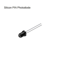 Ams-OSRAM SFH 203 FA Photodiode PIN en silicium 5 mm Époxy noir 750-1100 nm Réponse rapide 5 ns 2 kV ESD pour la sécurité et la télécommande