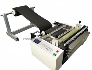 Machine de découpe automatique de rouleaux de film plastique, coupeur de tissu non tissé électrique de bureau, outil de découpe de tissu, de film PVC et de ruban - Product Image 6