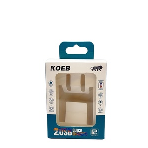 Box Data Cable Display Wholesale Transparent Window Box Paper Packing Box Charger Data Usb Cable Display Boxes Packaging