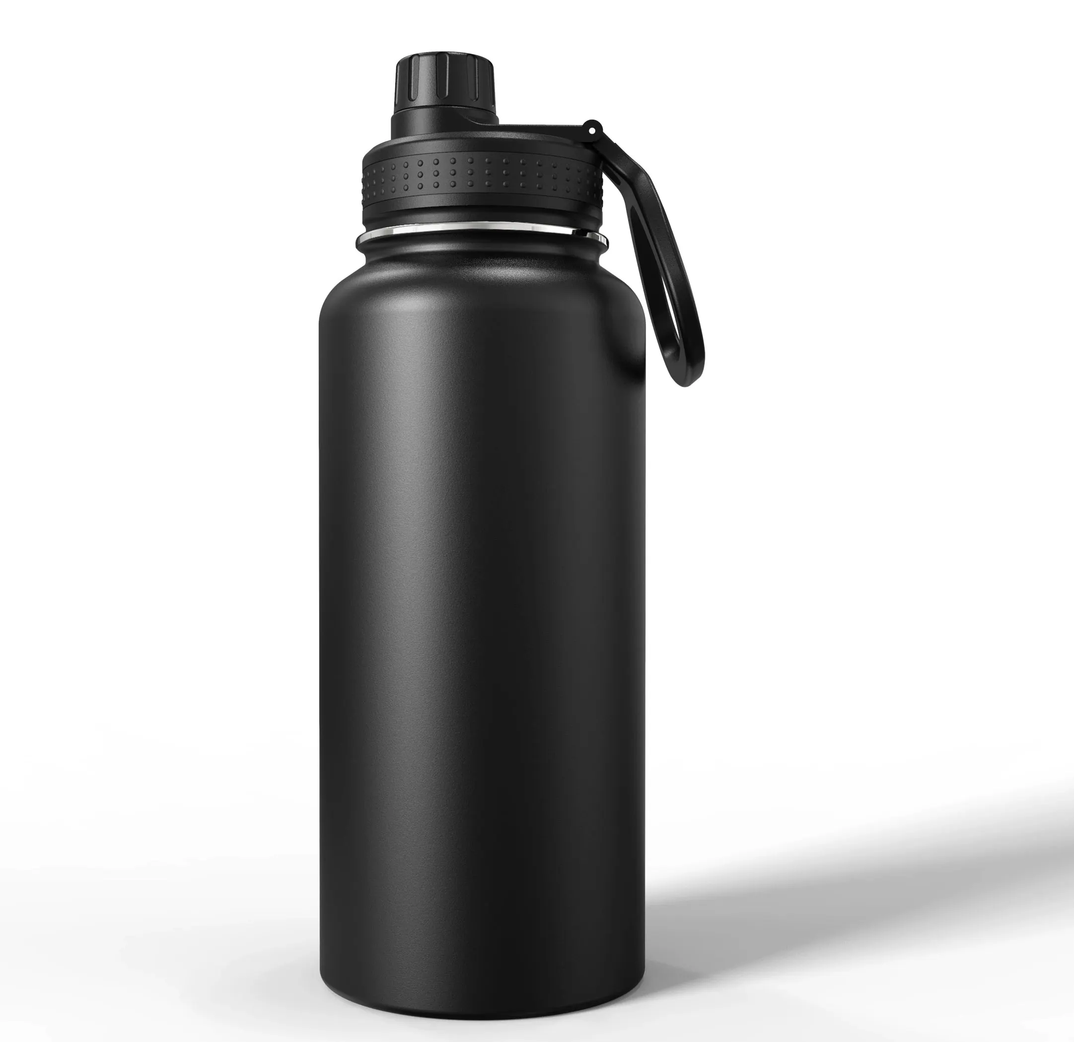 32 온스 하이드로 스테인레스 스틸 진공 절연 물병 BPA 무료 누출 증거 넓은 입 더블 벽 플라스크 핸들 뚜껑